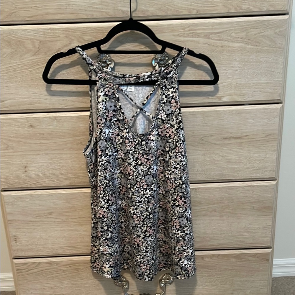 Floral Print Tank Top